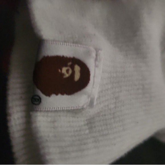 Bape hoodie white camo size L - Picture 3 of 7